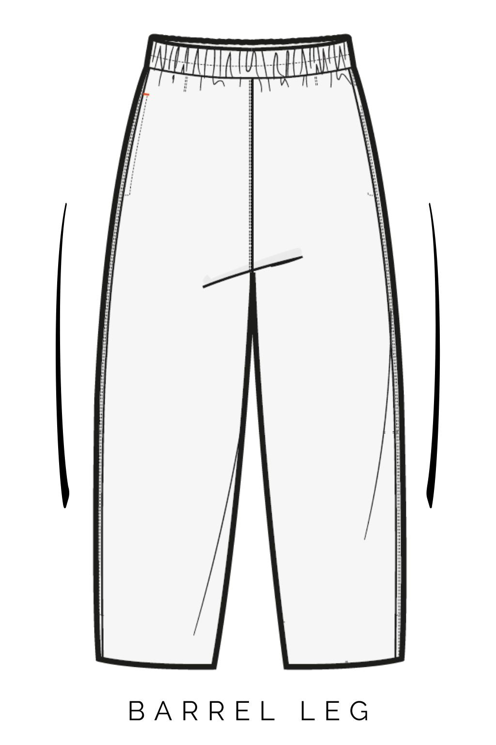 Peggy Black Linen Trousers