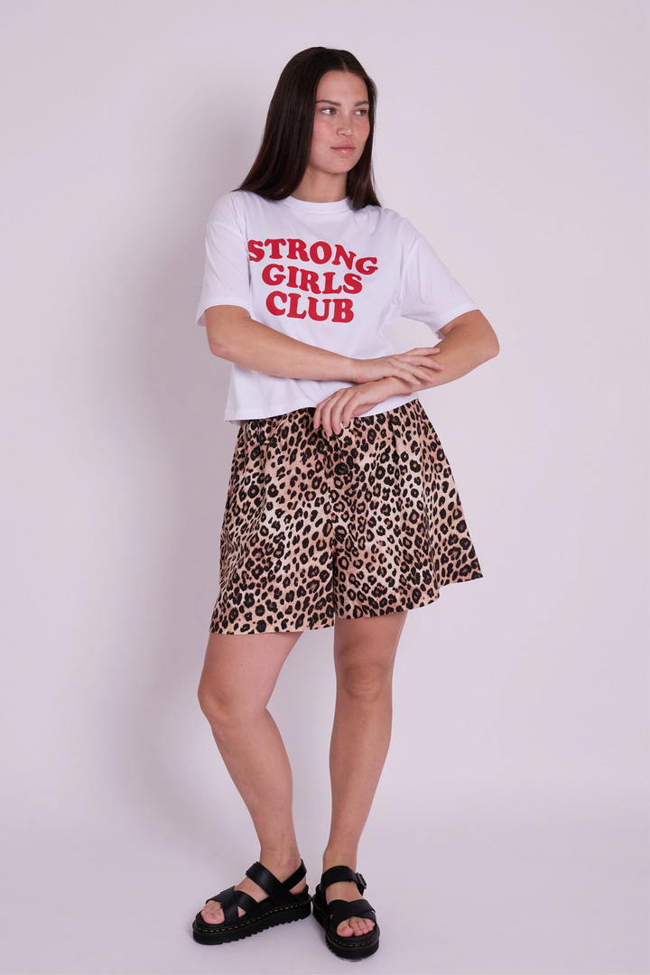 Fauna Leopard Shorts