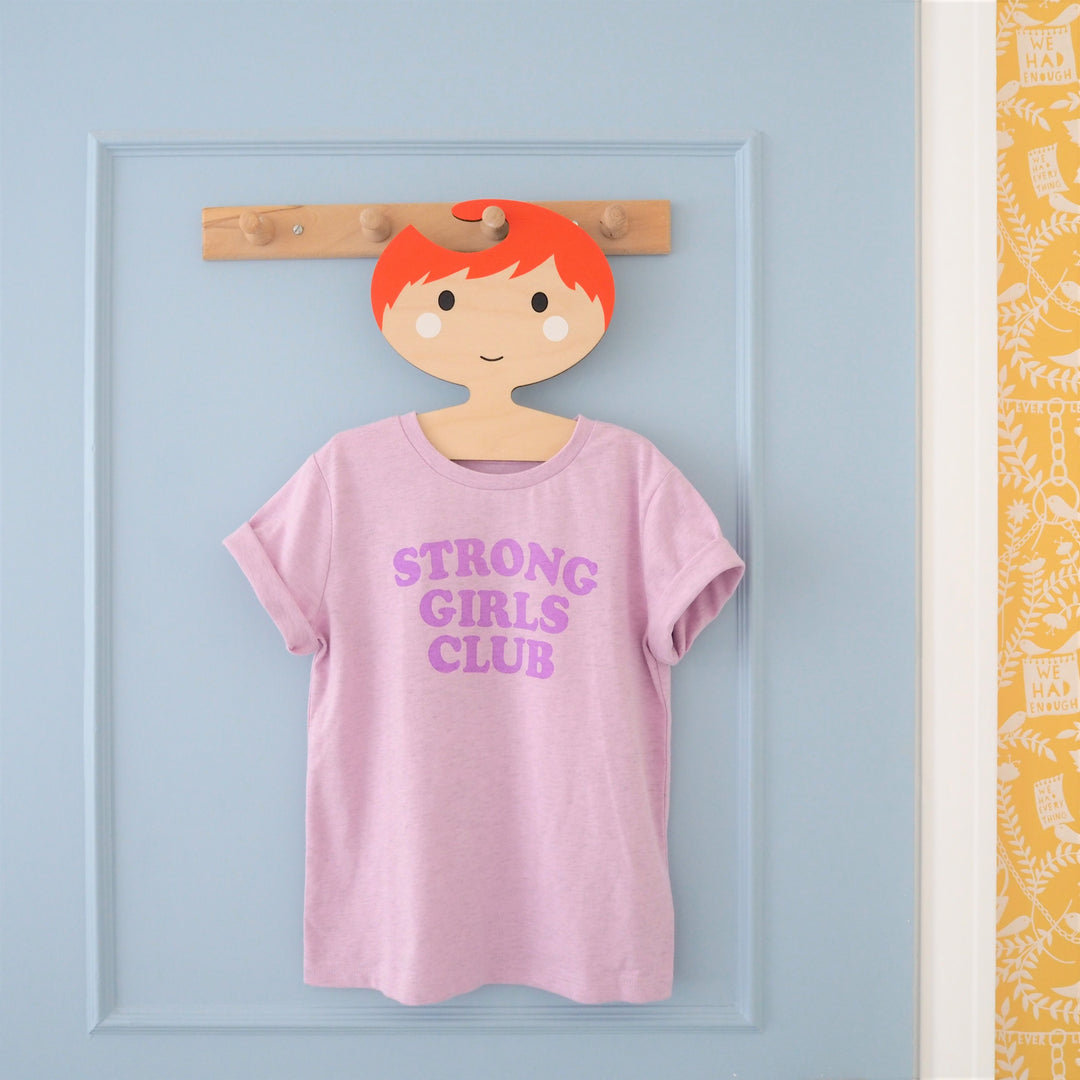 Strong Little Girls Club Kids Lilac TShirt