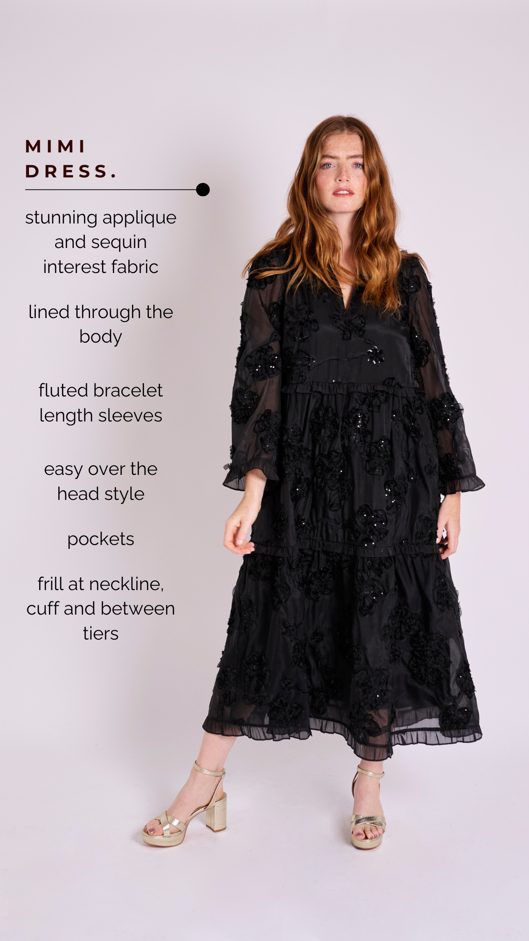 Mimi Applique Party Dress