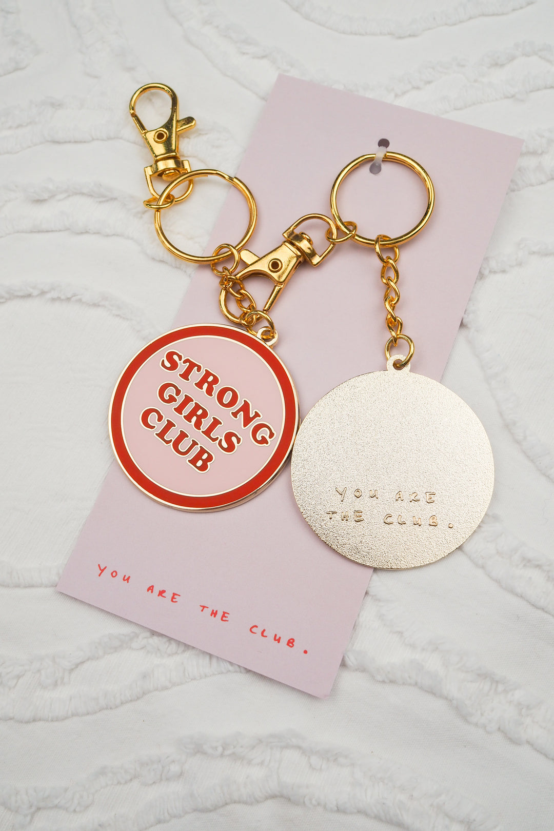 Strong Girls Club Keyring