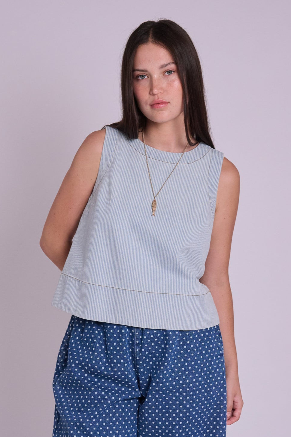 Taylor Ticking Stripe Top