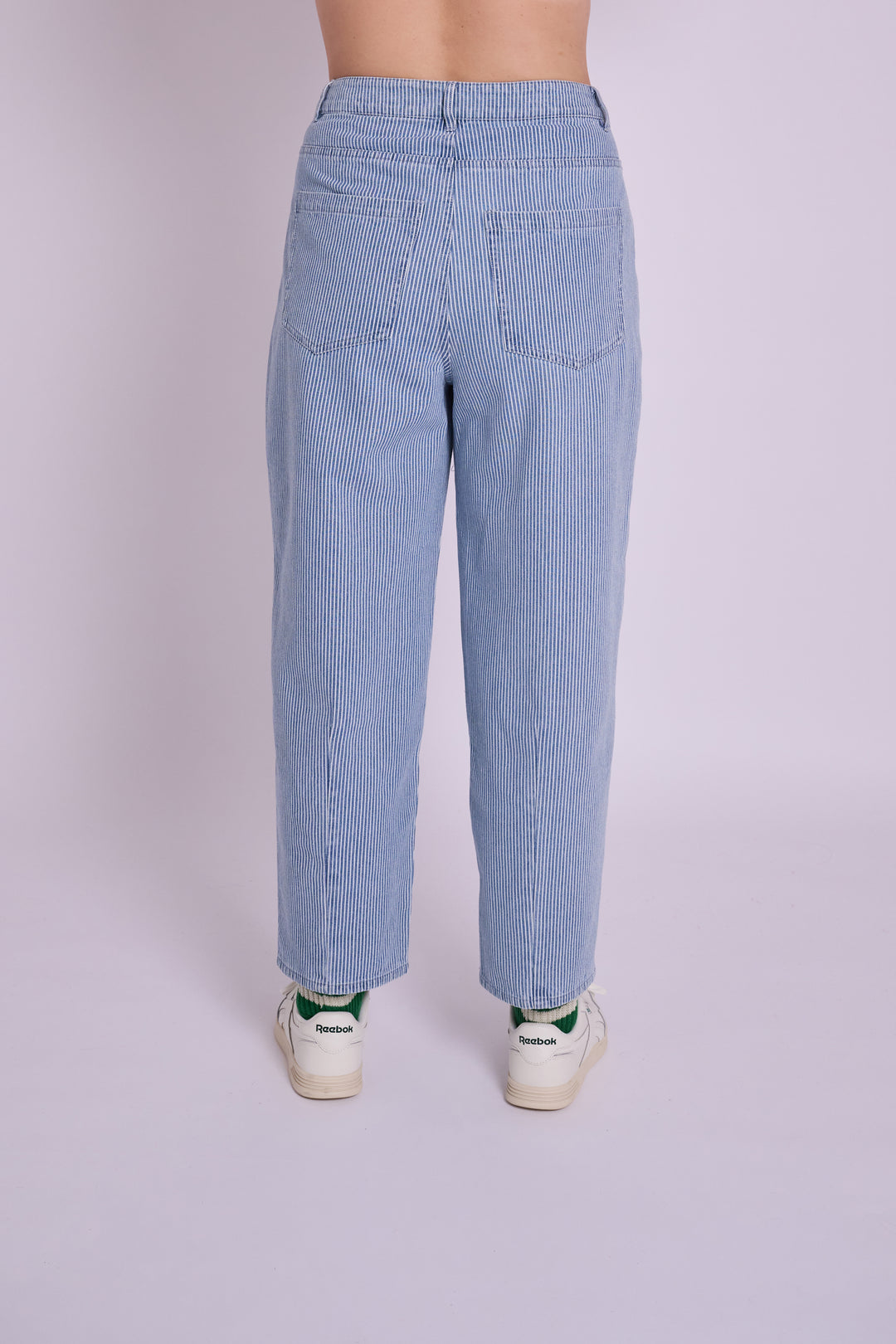 Dolly High Rise Ticking Stripe Jean