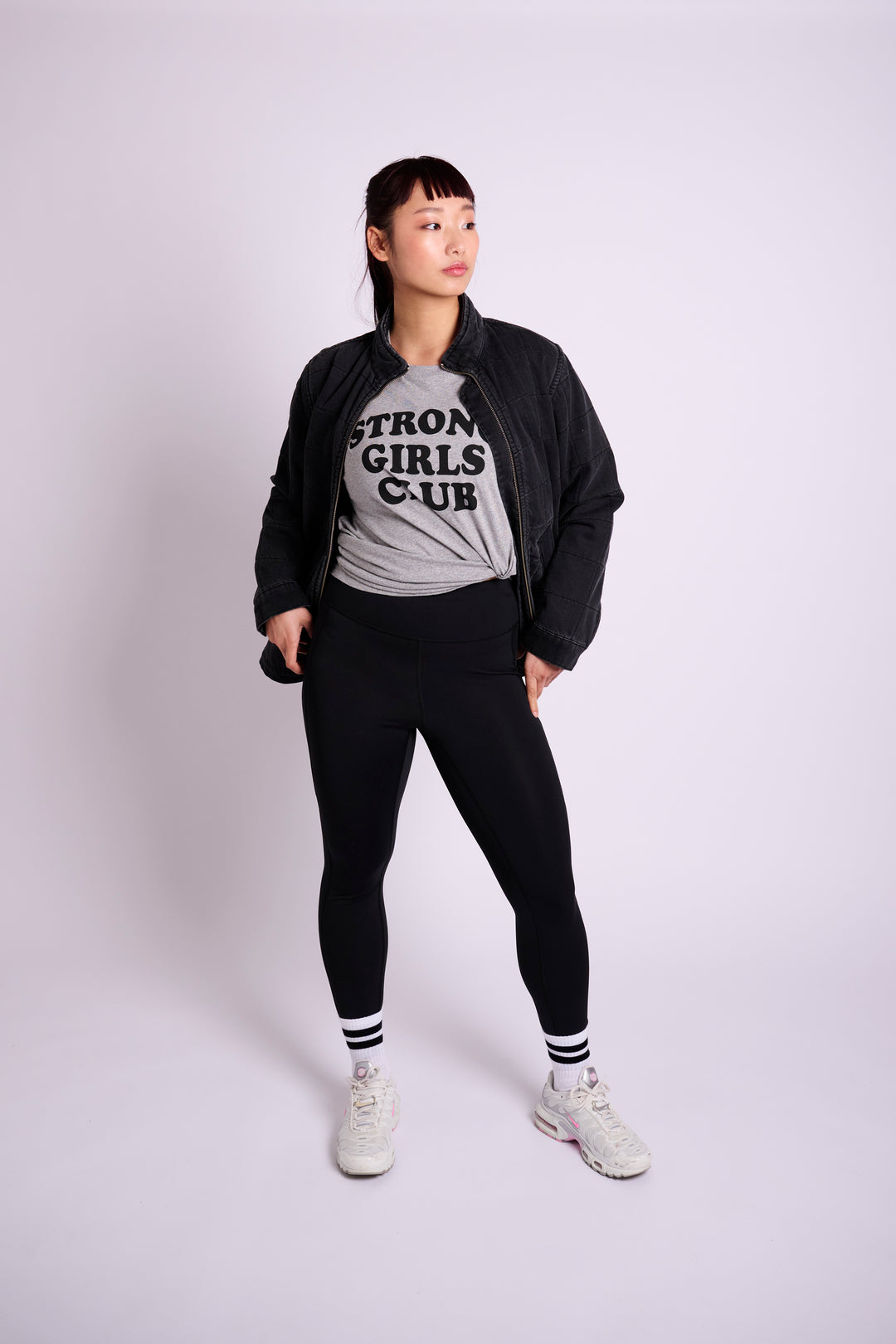 Strong Girls Club Grey TShirt