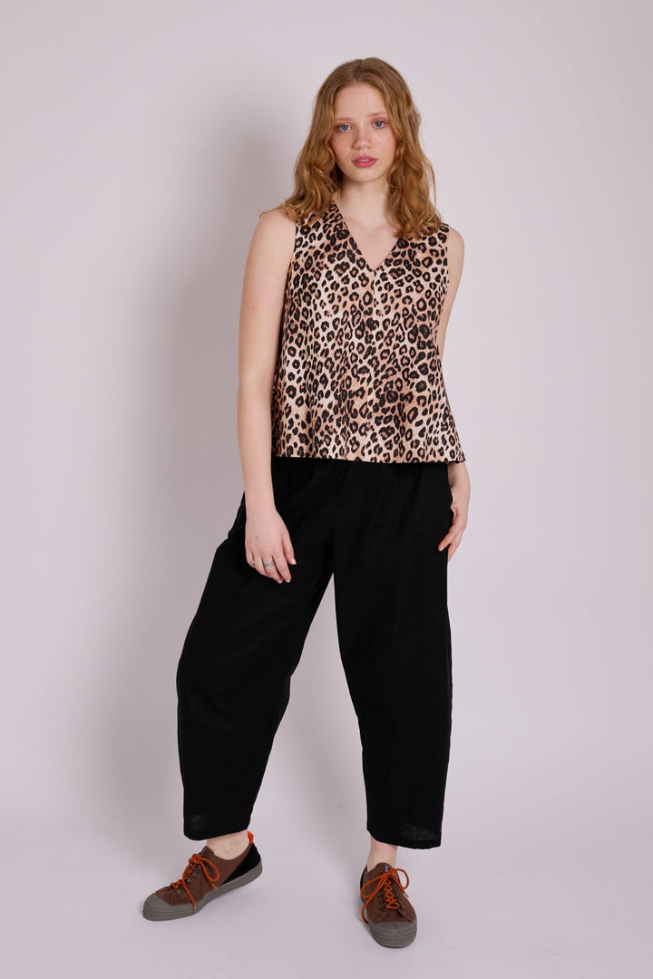Marcy Leopard Top