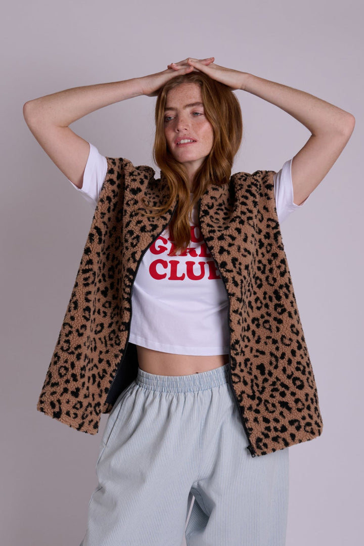 Margie Leopard Gilet