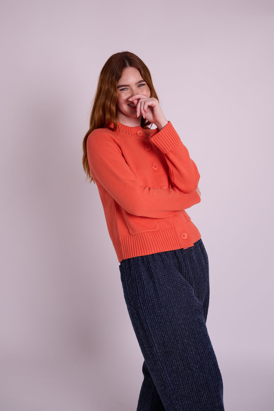 Everly Round Neck Cardigan