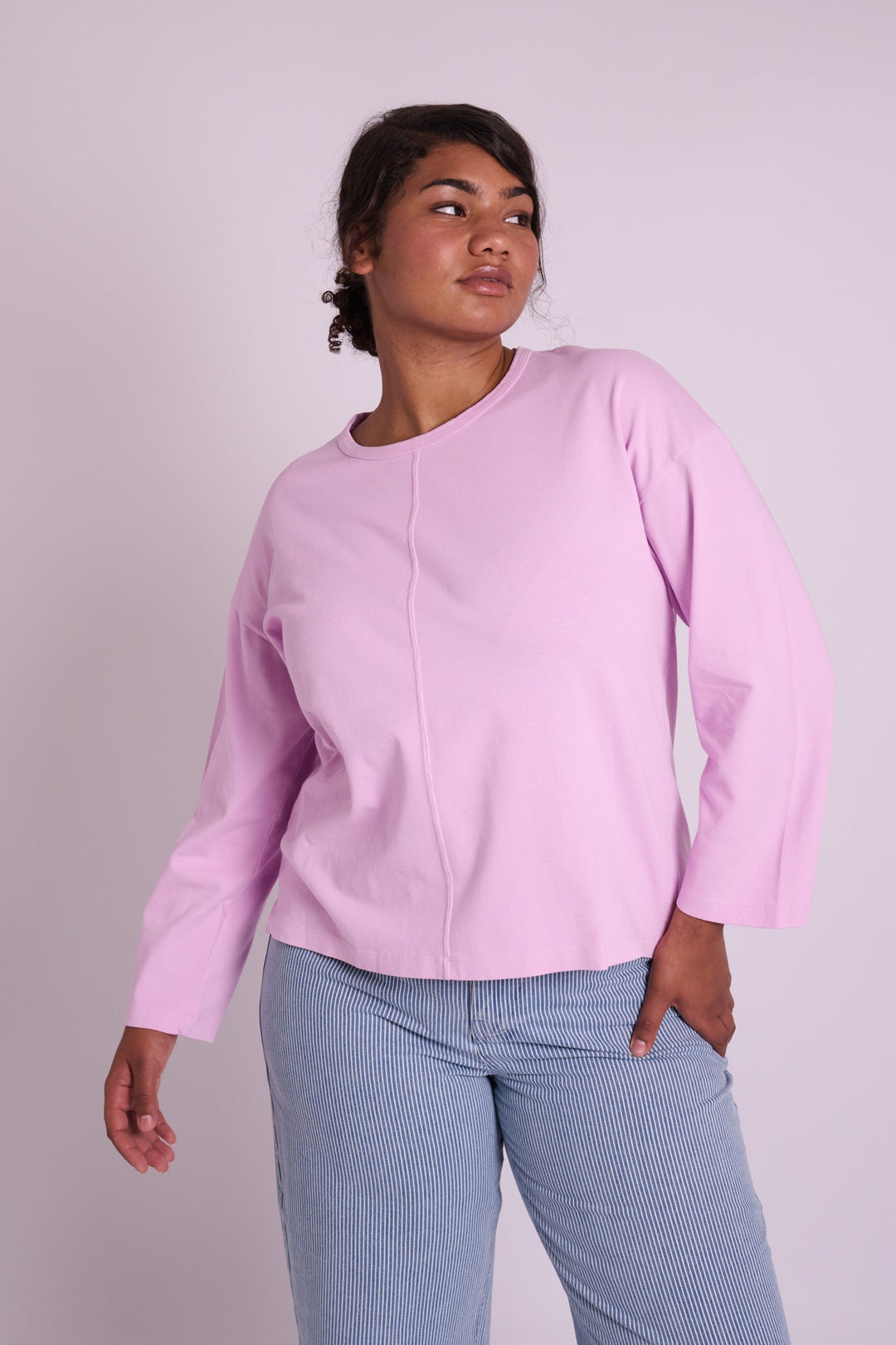 Marlow Lilac Garment Dyed TShirt