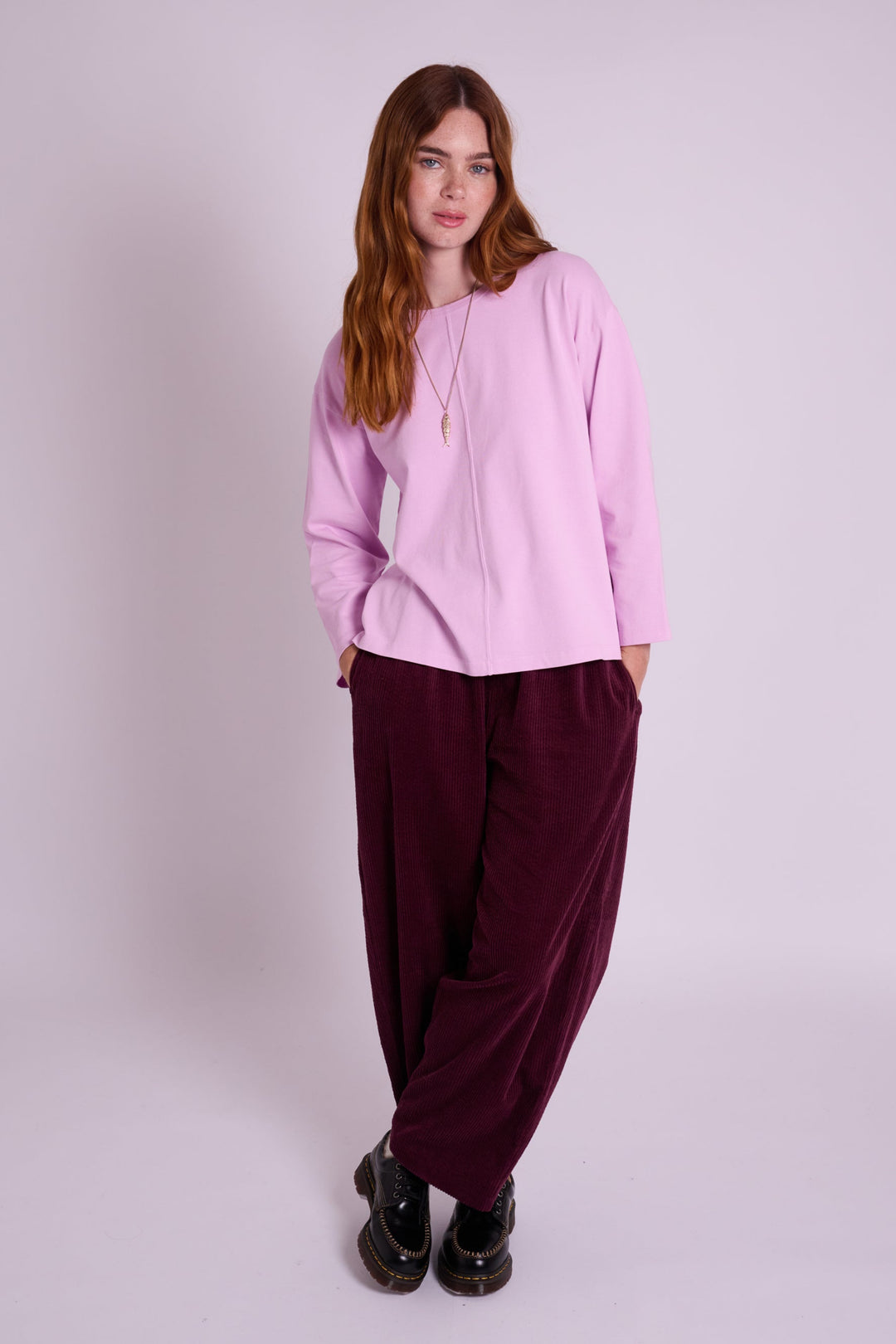 Marlow Lilac Garment Dyed TShirt