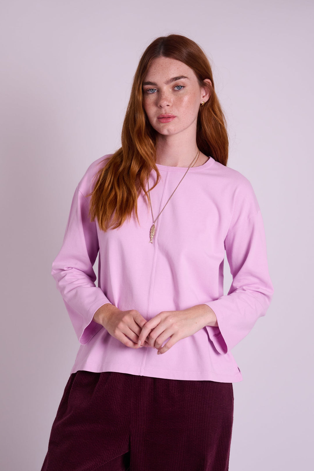 Marlow Lilac Garment Dyed TShirt