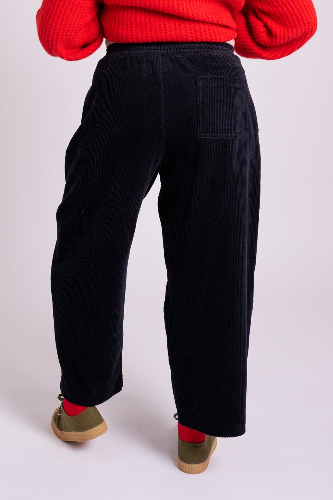 Iris Navy Cord Trousers