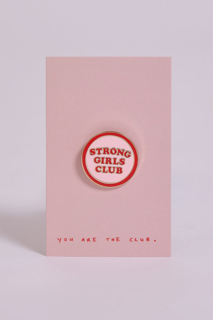 Strong Club Badge Pin