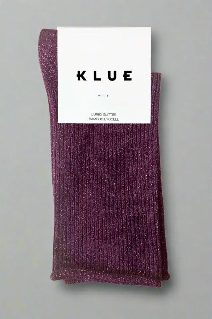 Klue Wine Glitter Socks