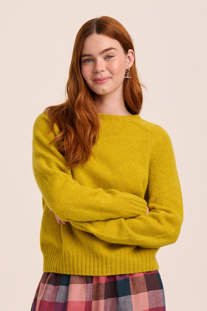 Astrid Lambswool Jumper - Citrine