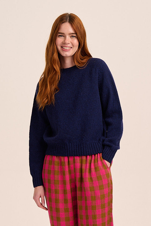 Astrid Lambswool Jumper - Night Sky