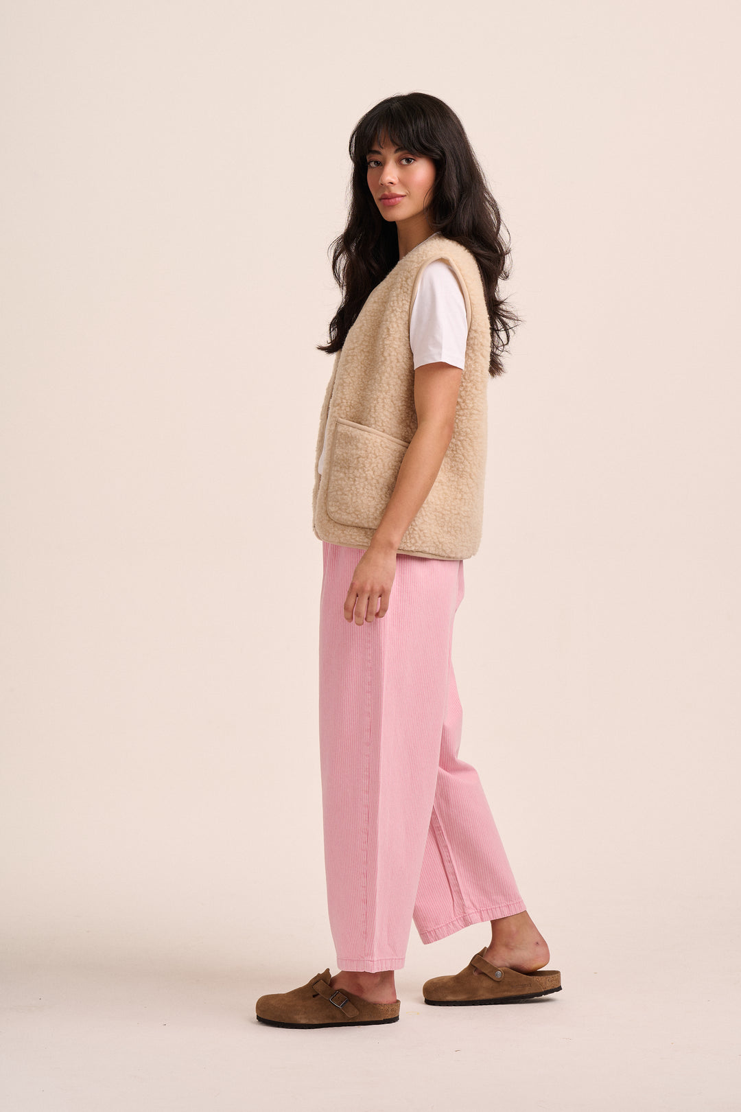 Coldbreaker Peptico Vest - Stone – back view / styled detail
