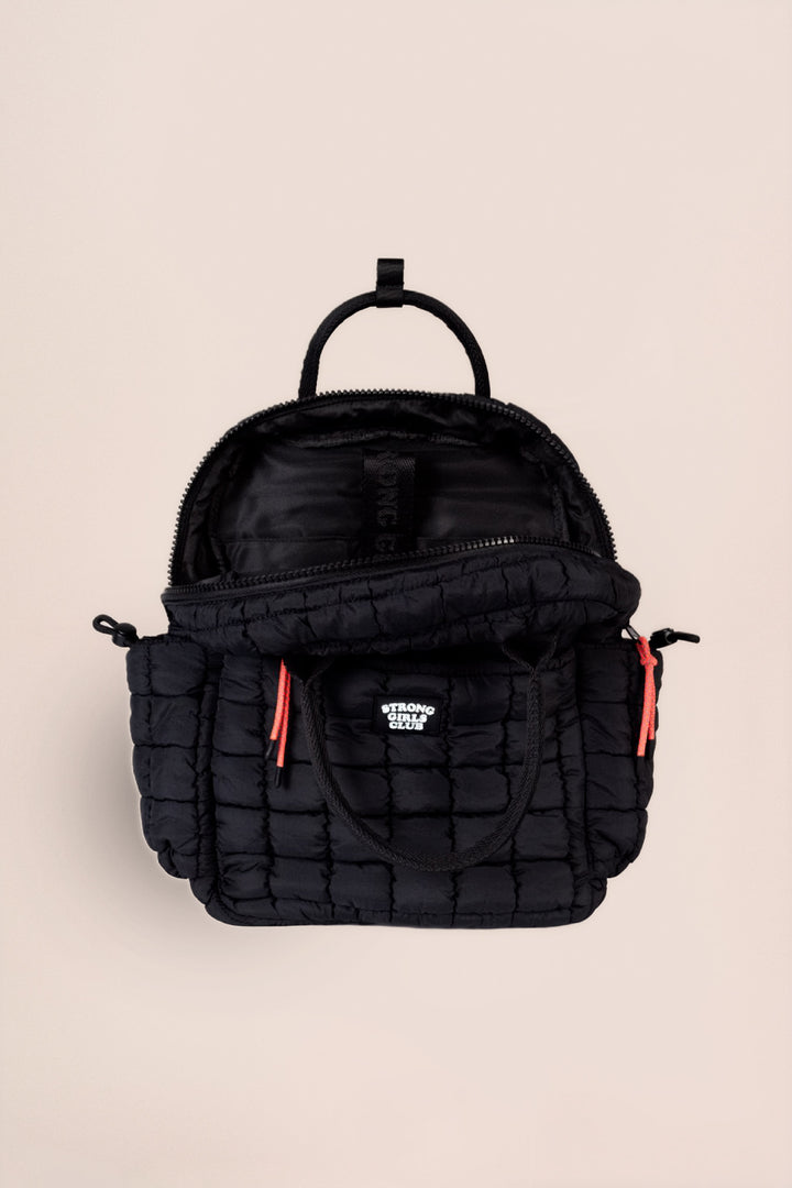 Dumpling Quilted Backpack - Black – Bag from Mutha.Hood