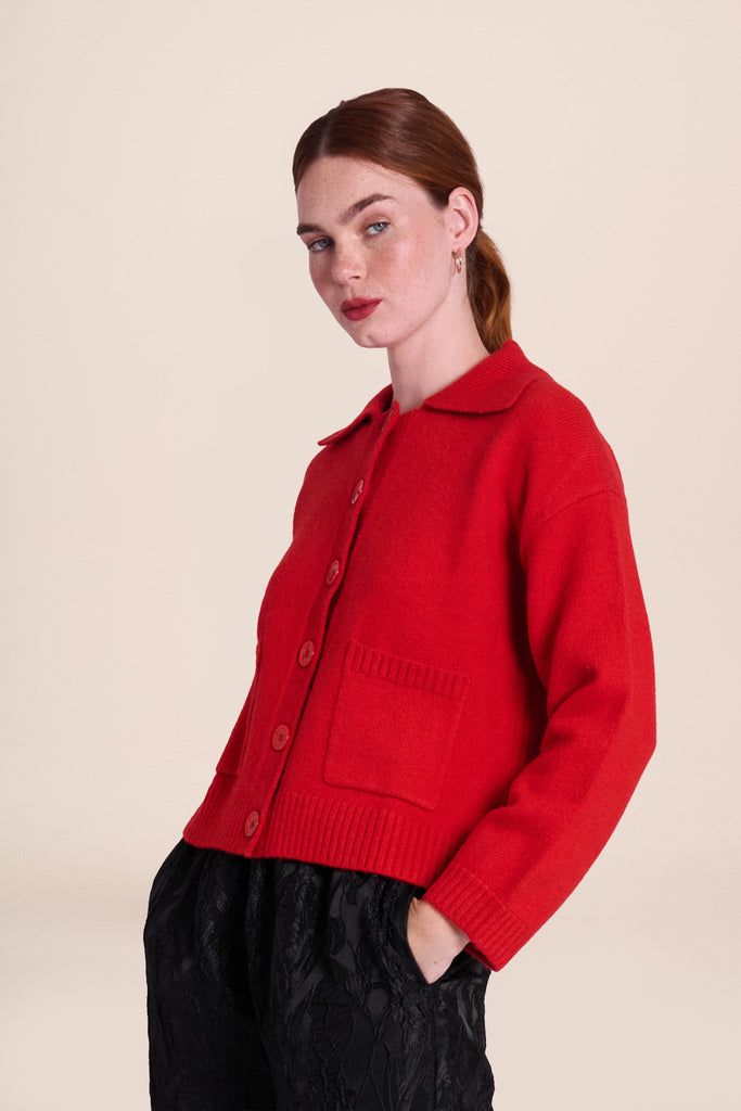 Joanie Collar Cardigan