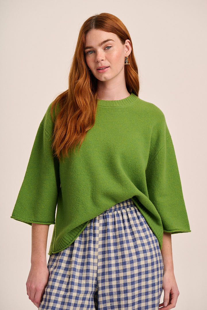 Lulu Knitted TShirt - Green