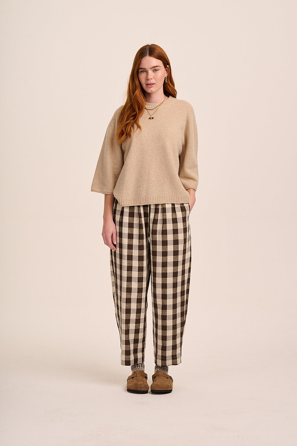 Lulu Knitted TShirt - Sand