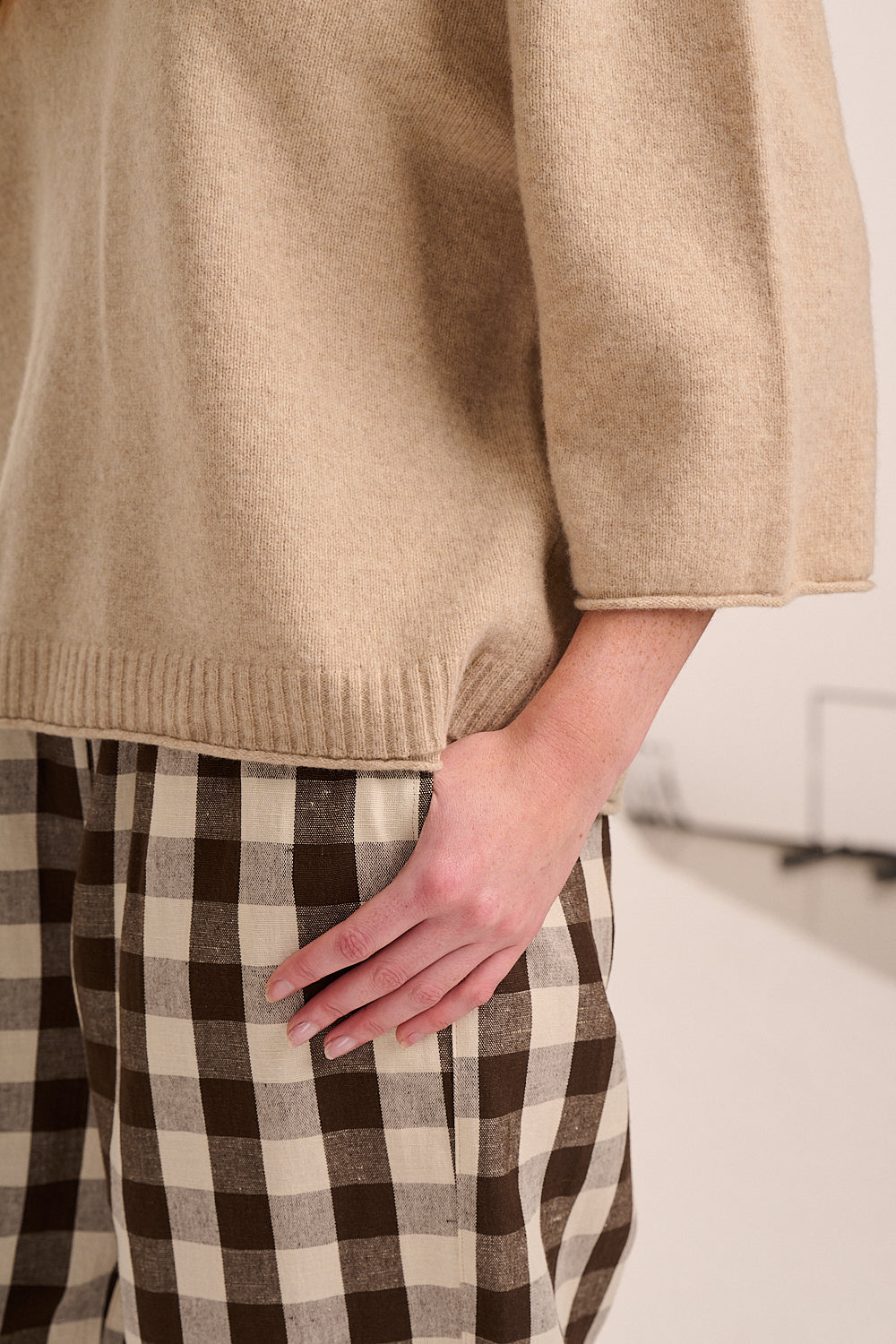 Lulu Knitted TShirt - Sand