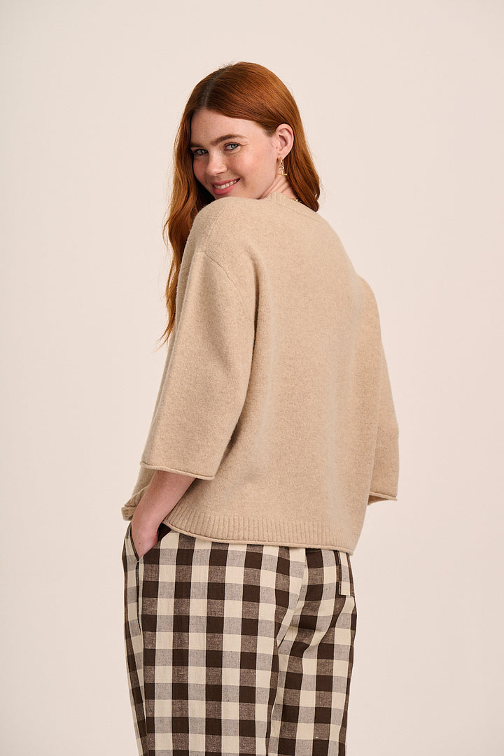 Lulu Knitted TShirt - Sand