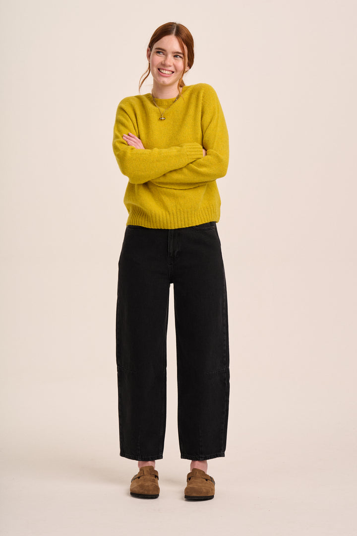 Astrid Lambswool Jumper - Citrine