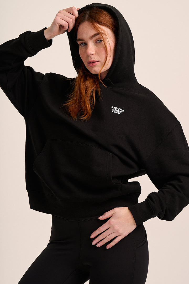 Strong Girls Club Hoodie - Black