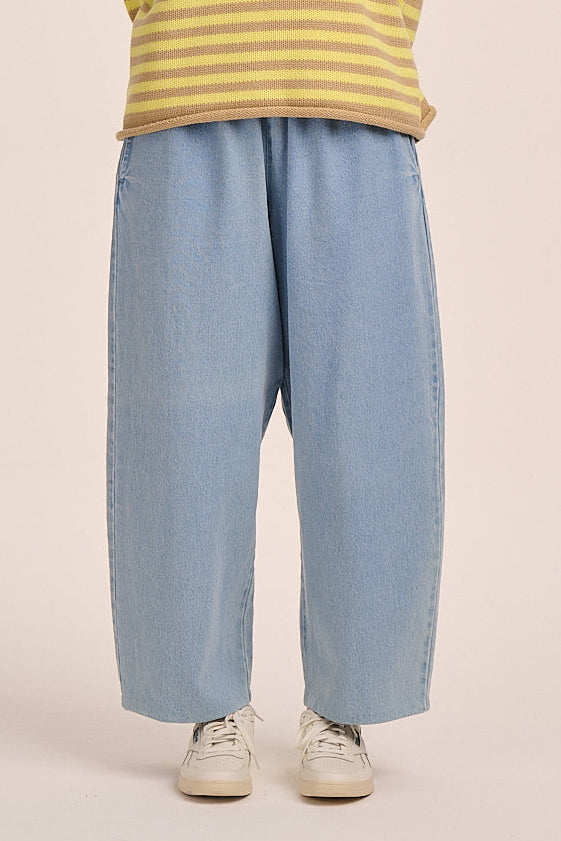Ottie Trousers - Light Wash Denim