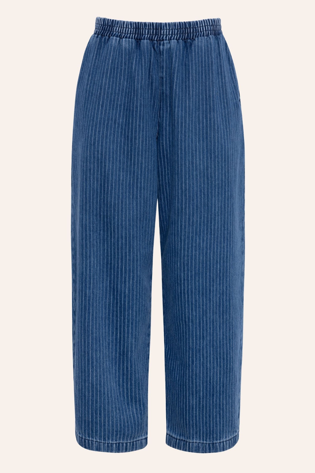 Ottie Denim Trousers — Needle Stripe