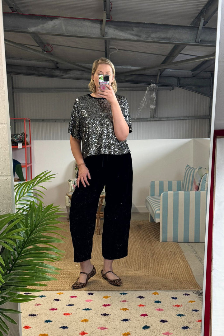 Alice Boxy Sequin TShirt