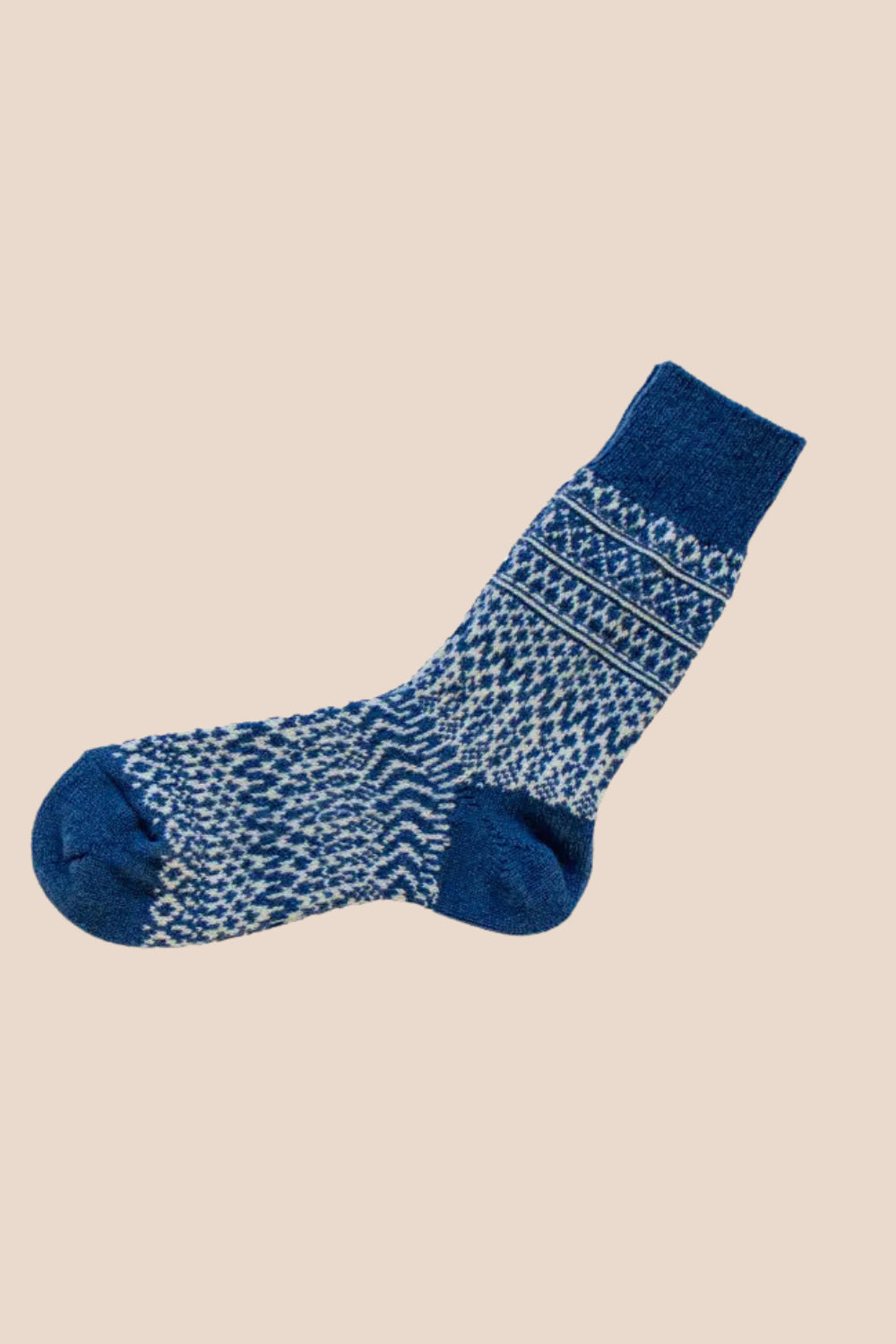Nishiguchi Kutsushita Wool Socks - Blue