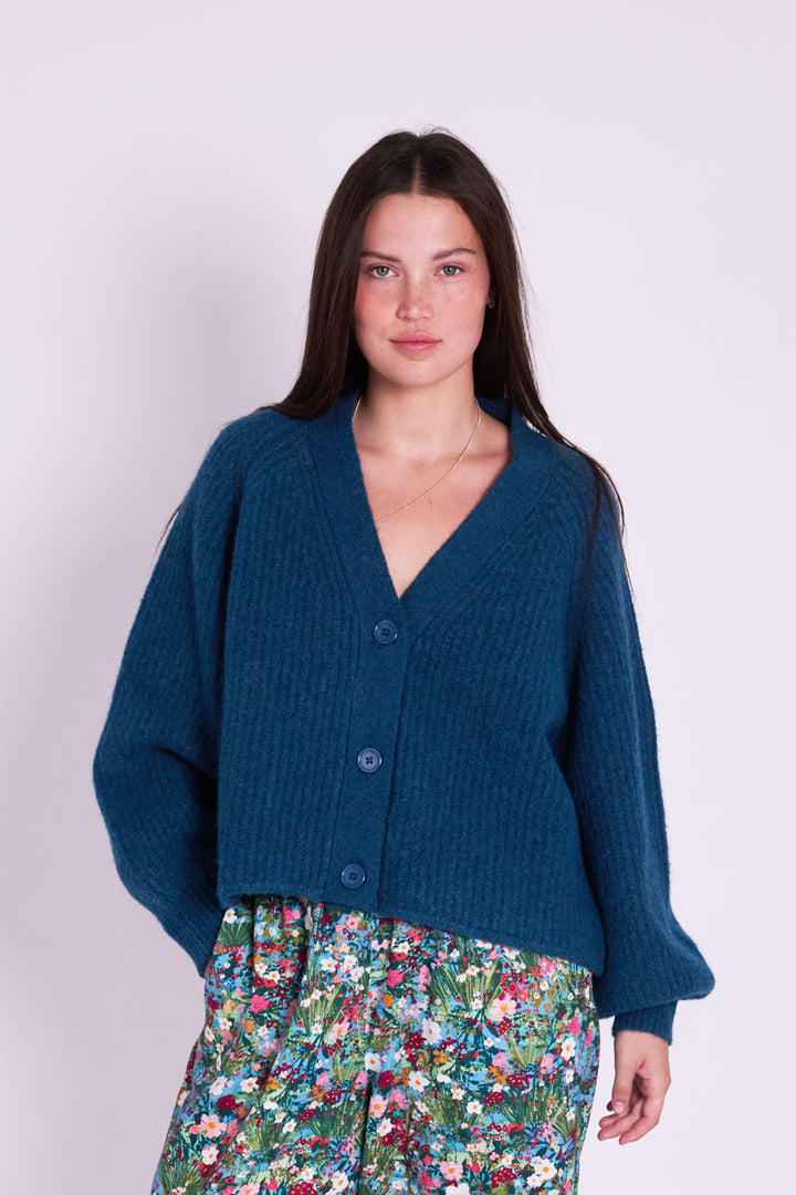Mabel Petrol Cardigan