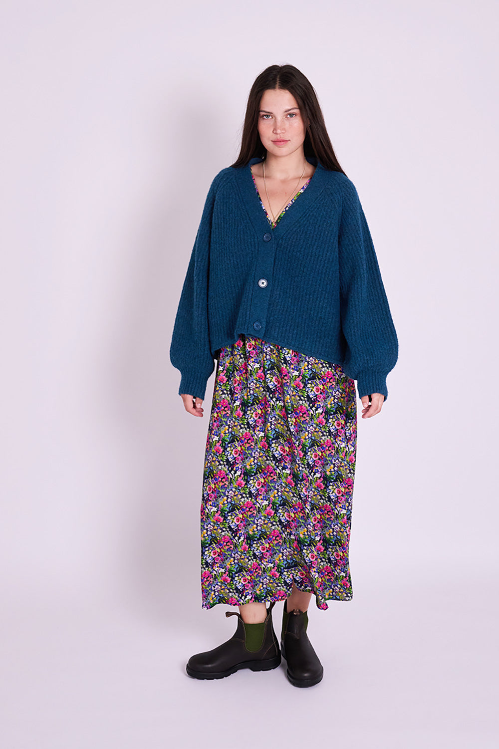 Mabel Petrol Cardigan