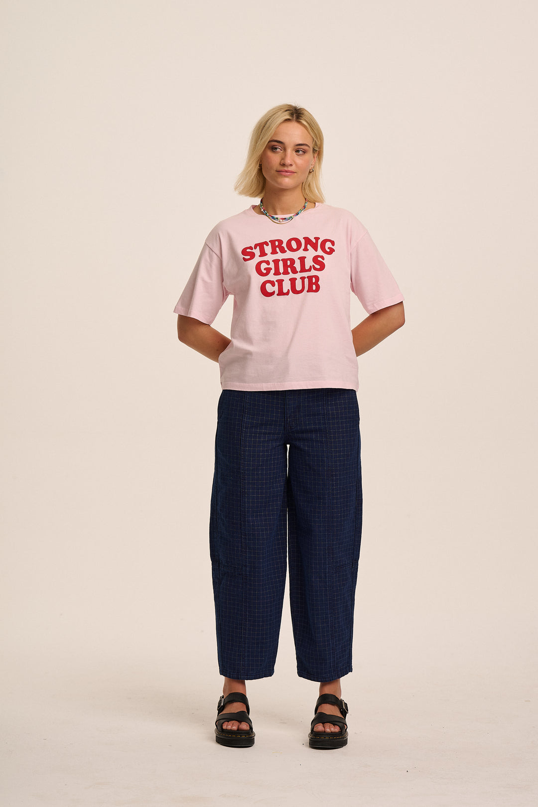 Issy Rainbow Grid Jeans