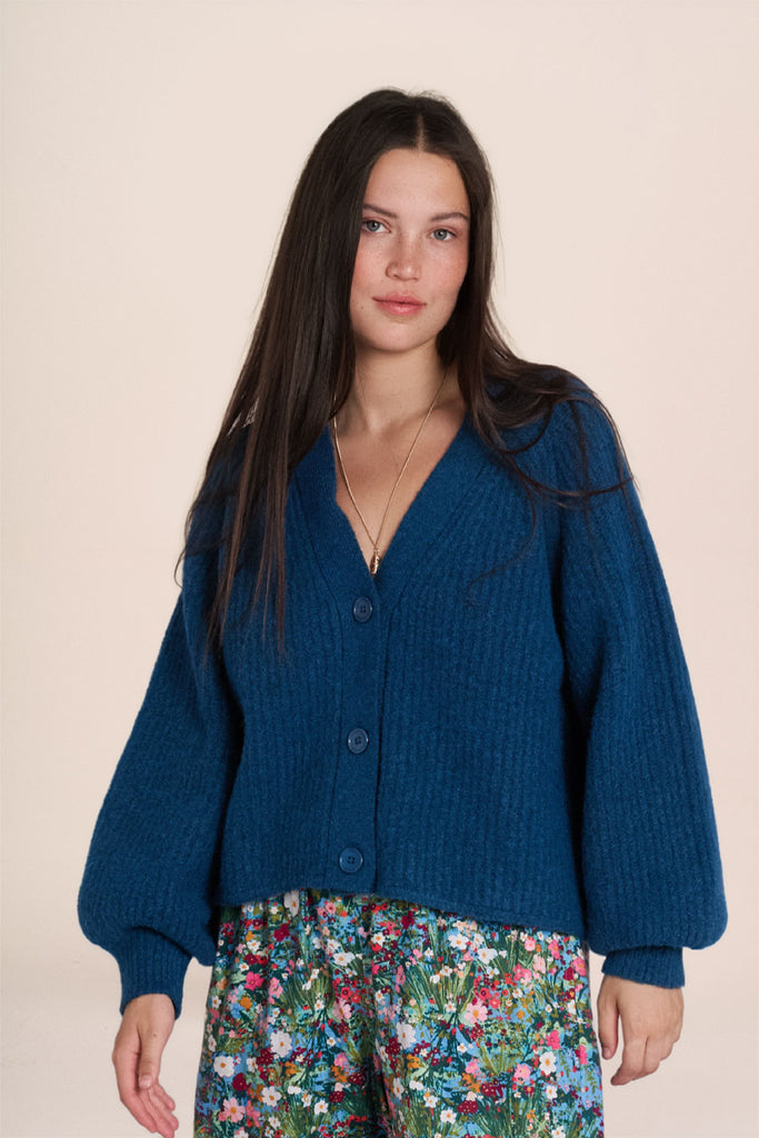 Mabel Cardigan Petrol