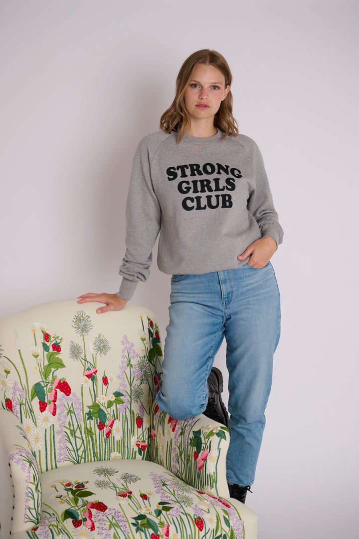 Strong Girls Club Grey Sweatshirt