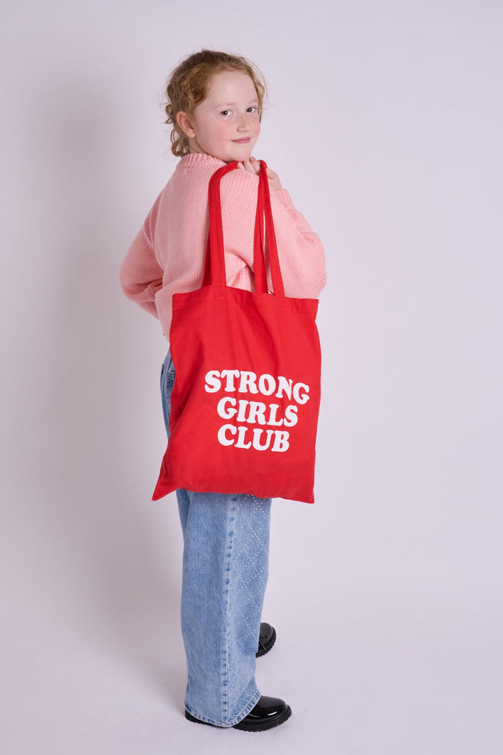 Strong Girls Club Red Tote Bag