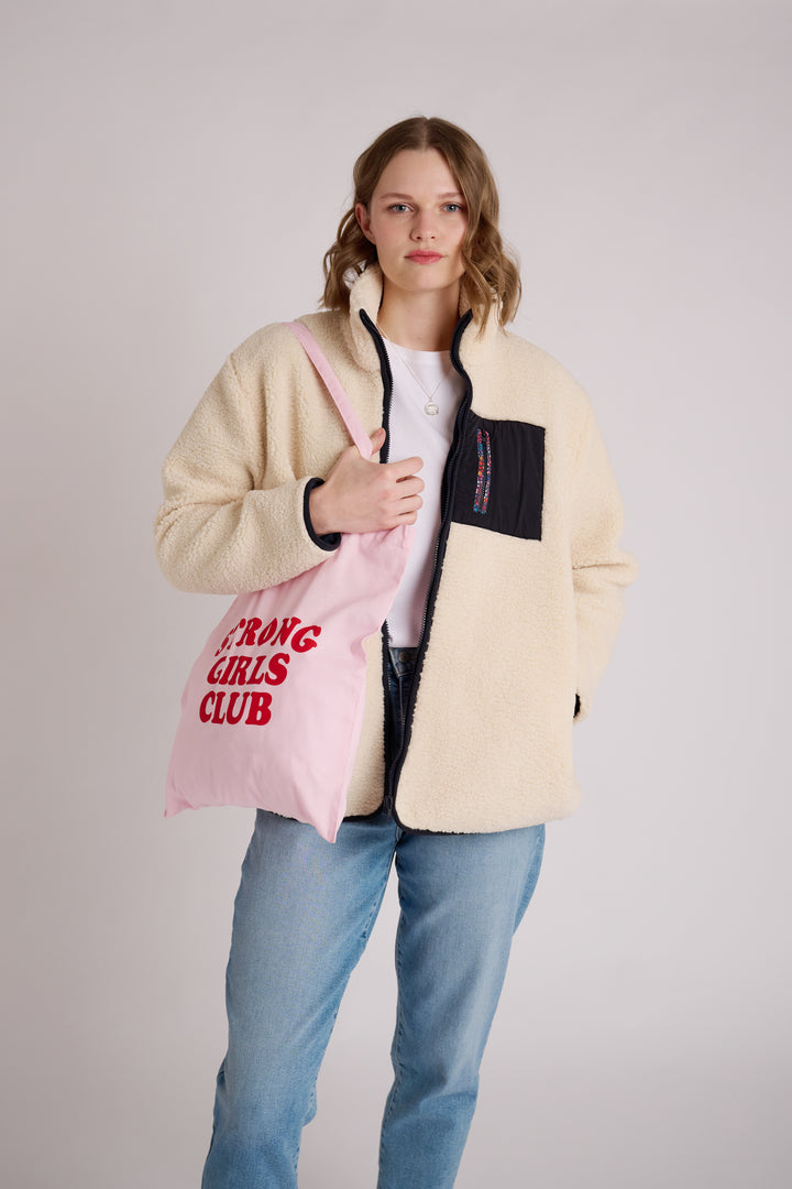Strong Girls Club Borg Fleece Jacket