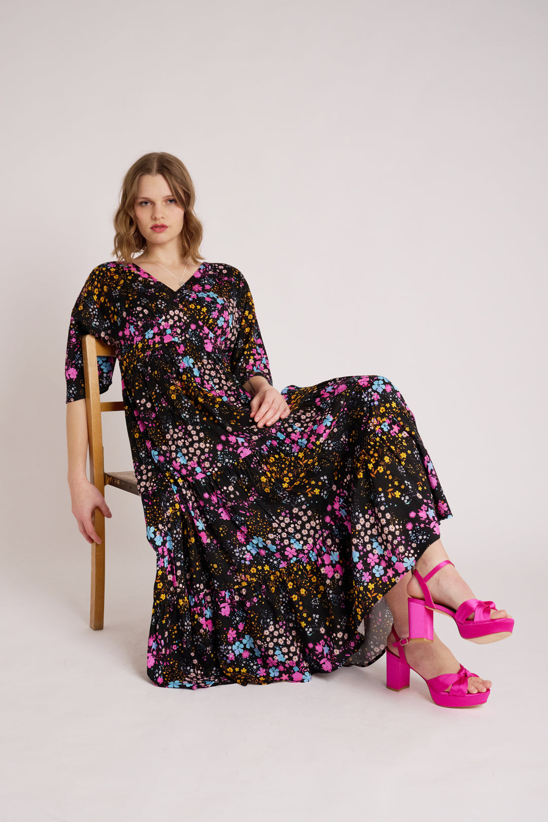 Zinnia Floral Maxi Dress