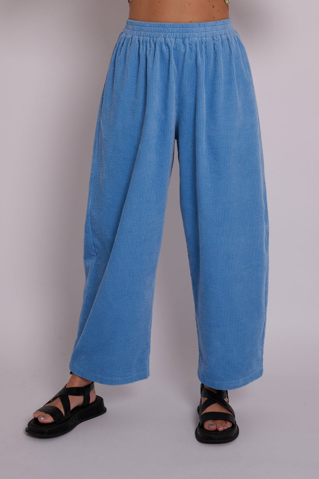 Iris Light Blue Cord Trousers