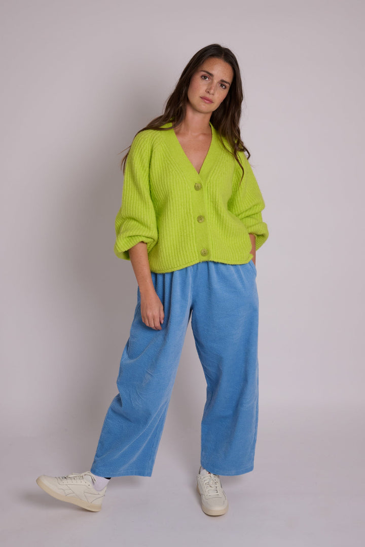 Iris Light Blue Cord Trousers