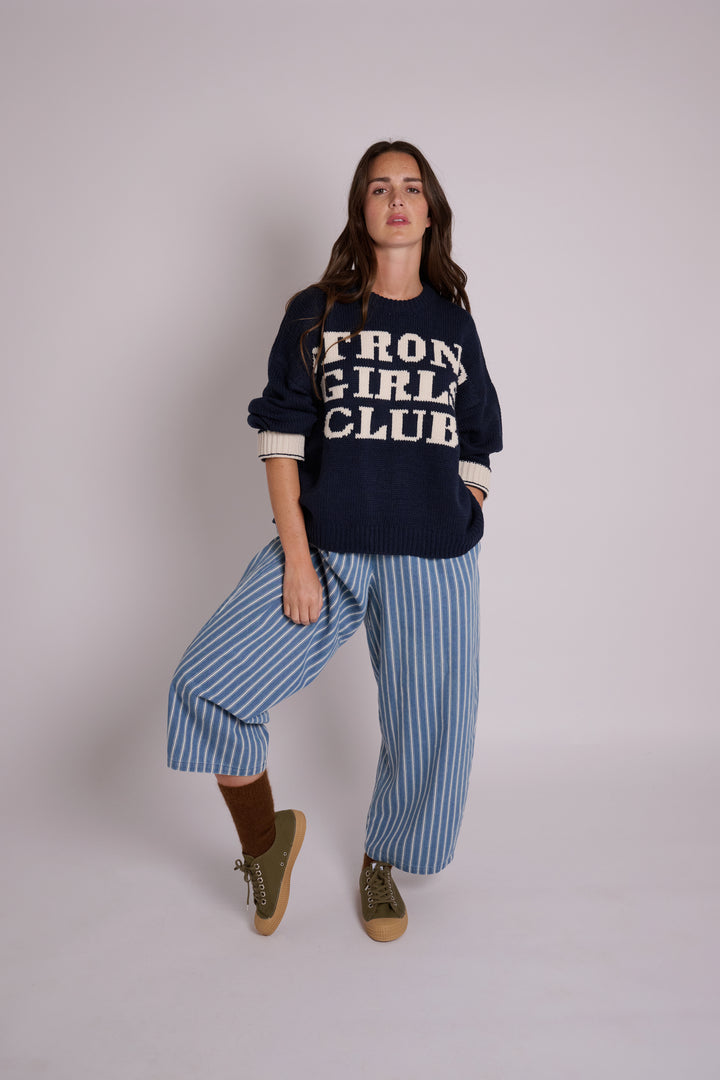 Knitted Strong Girls Club Jumper