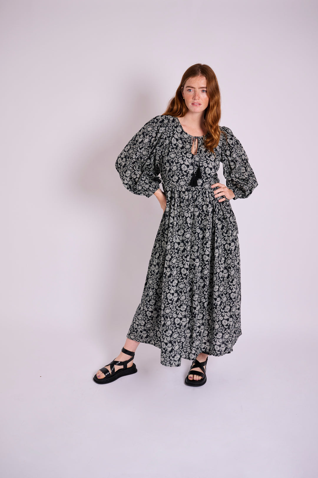 Drifting Midaxi Cotton Dress