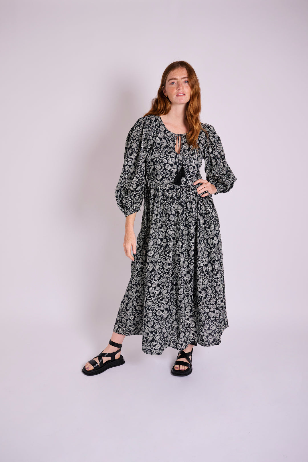 Drifting Midaxi Cotton Dress