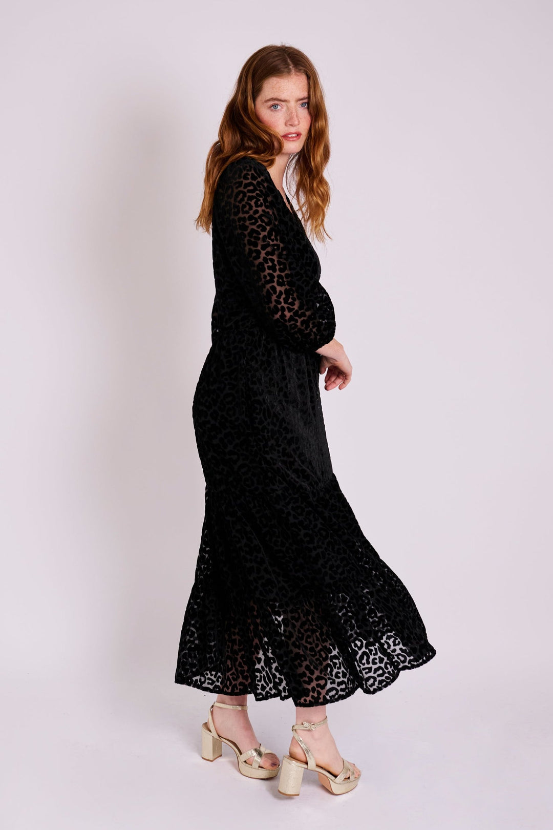 Flock Leopard Maxi Dress