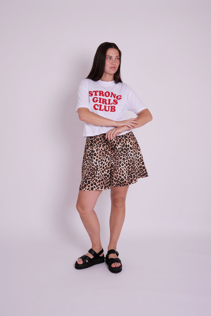 Fauna Leopard Shorts