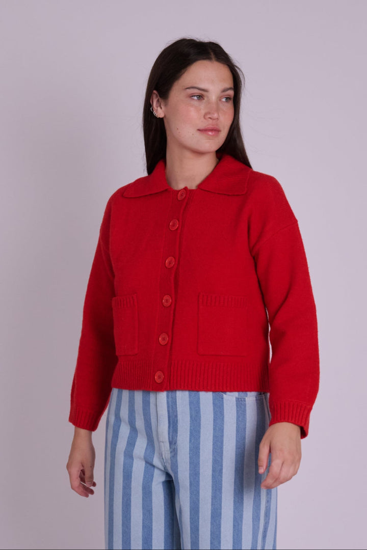 Joanie Collar Cardigan