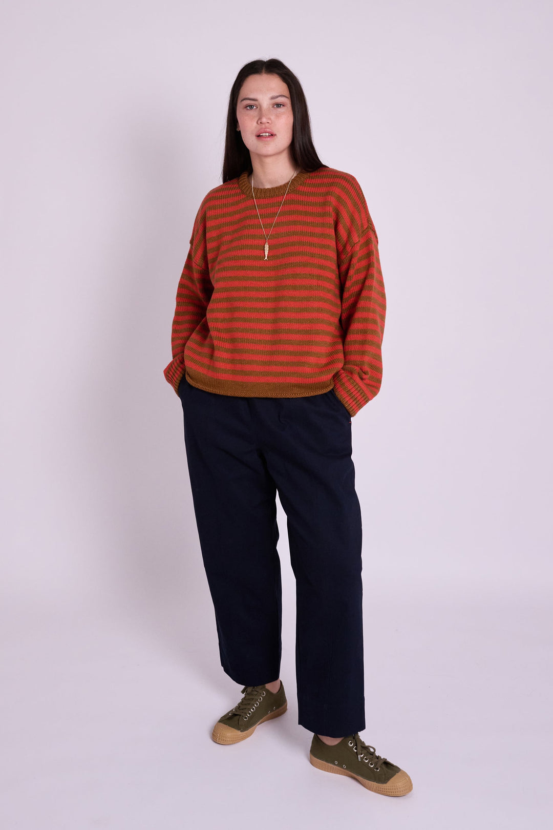 Cecille Navy Trousers