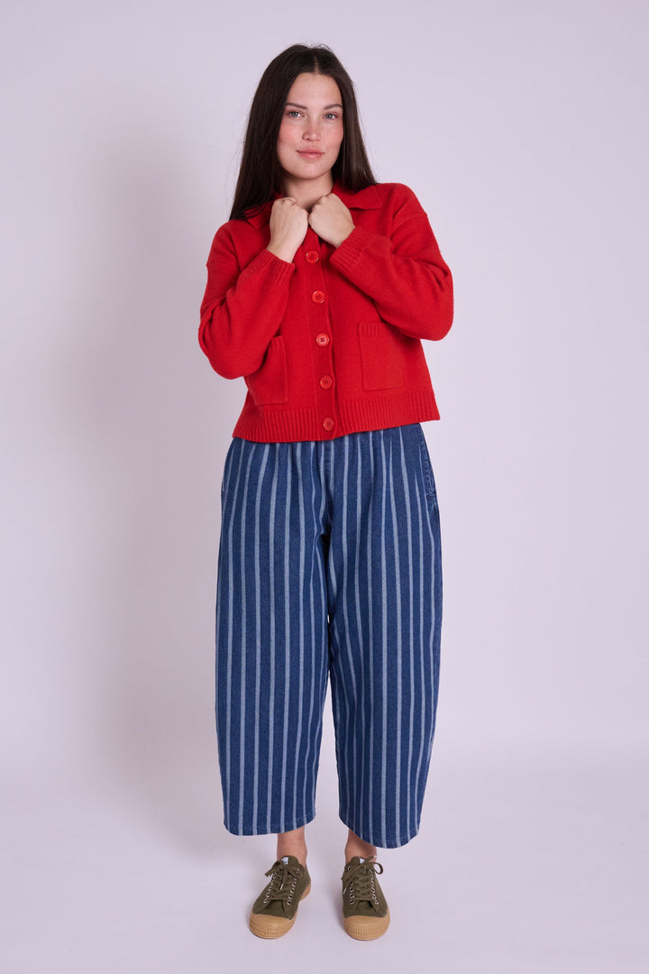 Ottie Herringbone Stripe Trousers